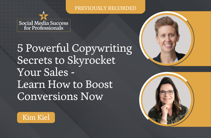 REPLAY - 5 Powerful Copywriting Secrets to Skyrocket Your Sales - Learn How to Boost Conversions Now