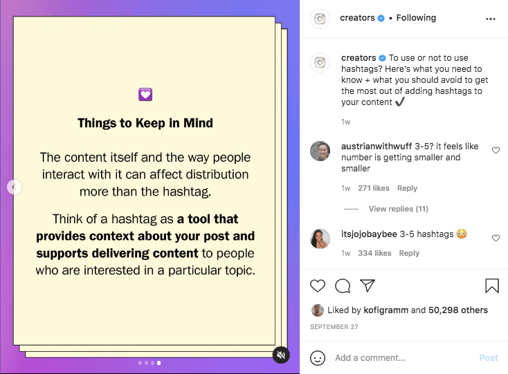 Instagram Creators New Hashtag Rules 2021