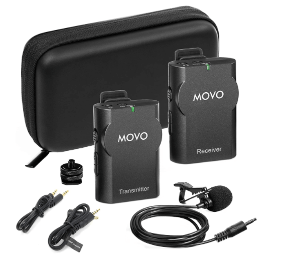 Movo WMIC10 2.4GHz Wireless Lavalier Microphone System