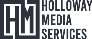 Holloway Media Services dark logo